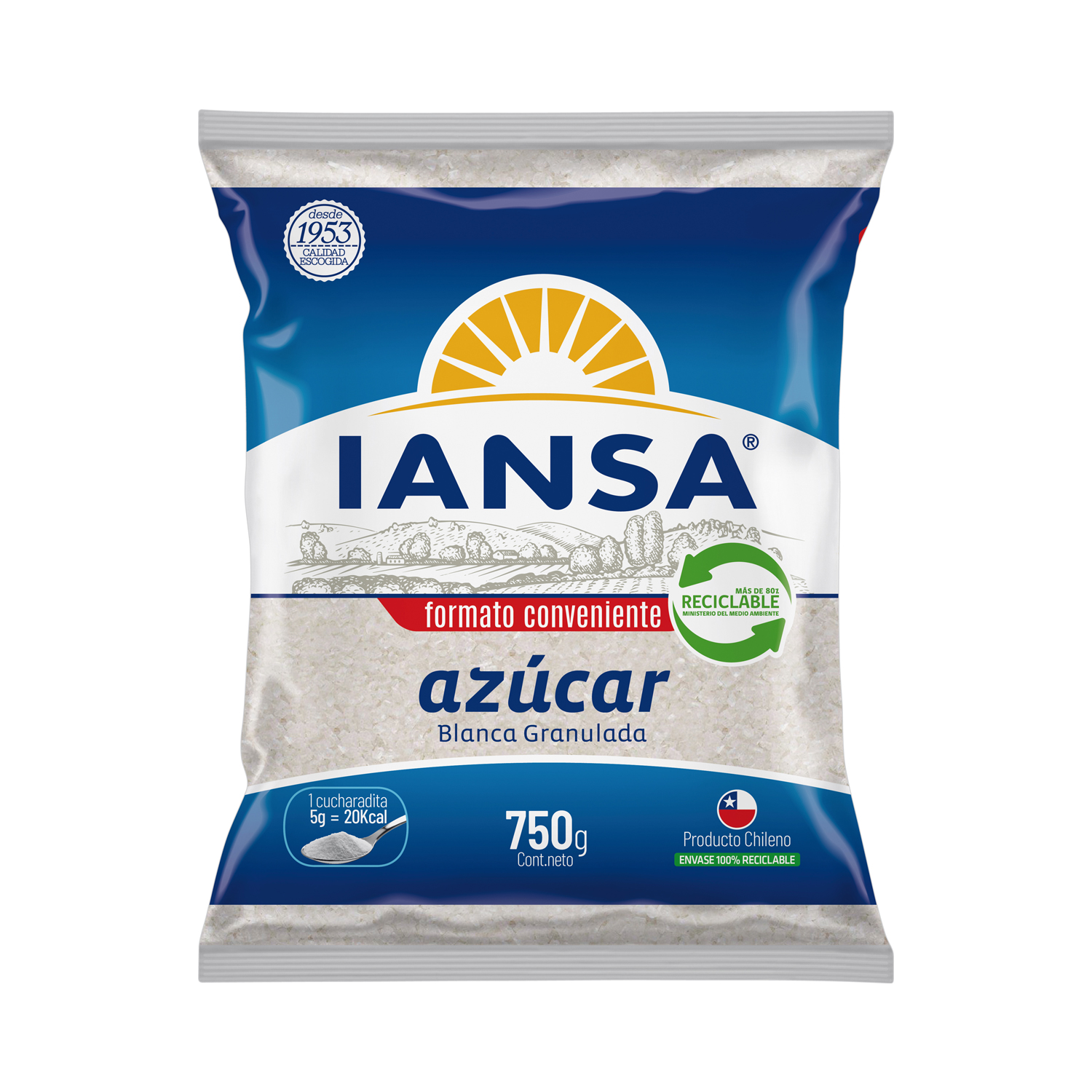Imagen de 1 Azúcar Iansa 750 gr incluido en Canasta Desierto Florido Irurzun
