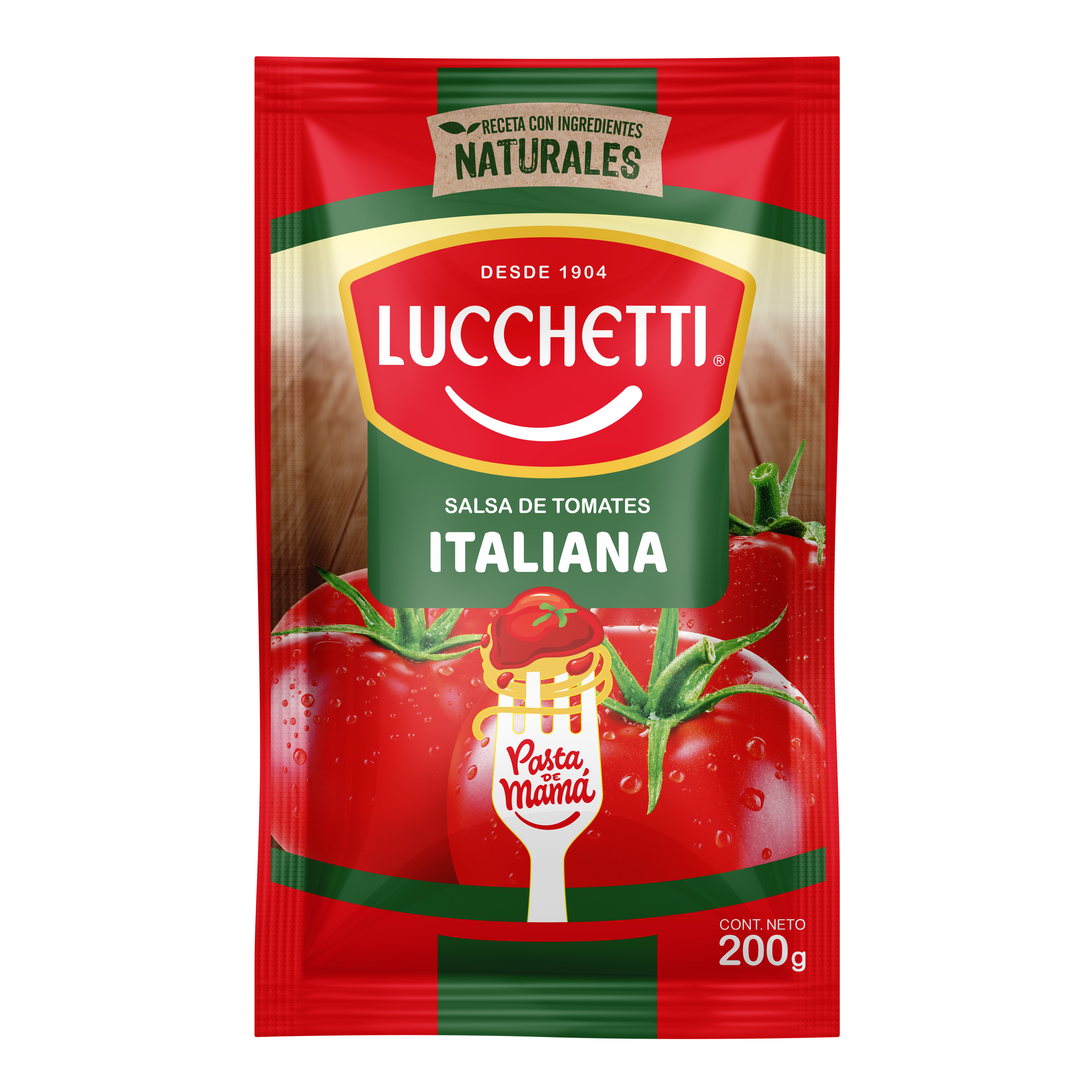Imagen de 2 Salsa Lucchetti Italiana Doypack 200 gr incluido en Canasta Torres del Paine Irurzun