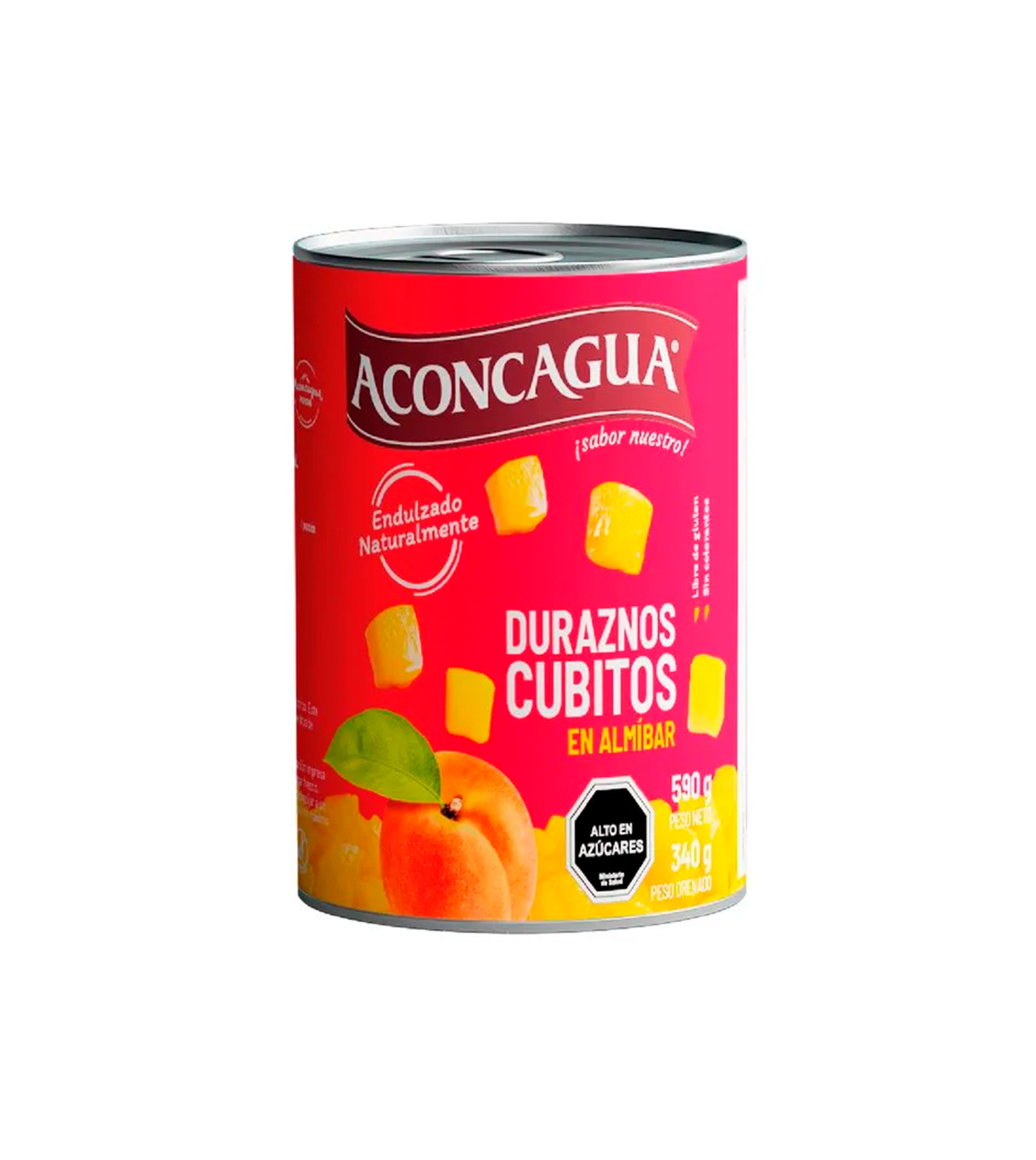 Imagen de 1 Durazno en Cubitos Misol 425 gr incluido en Canasta Torres del Paine Irurzun